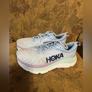 Womens Size 11 Hoka One One Gaviota 5 Blue Purple Running Shoes 1134235